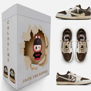 NWT New NIB Cold Sins Jack The Ripper Labubu Custom Sneakers Shoes Men's 11.5